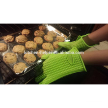 Wholesale FDA Kitchen Heat-resistant Silicone Baking Gloves/Silicone Grill Oven BBQ Glove/Oven Mitt